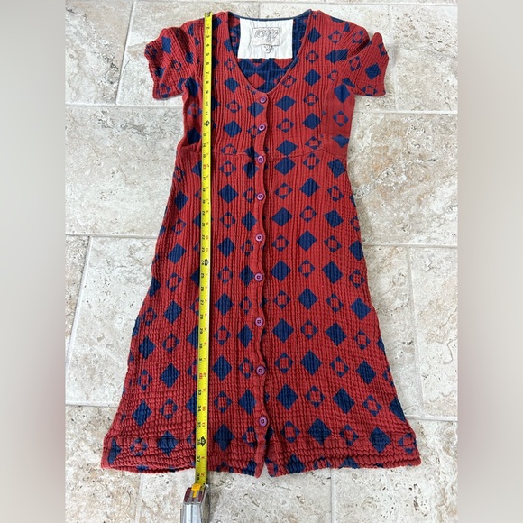 Ace & jig organic cotton midi dress in copper - Picture 11 of 15